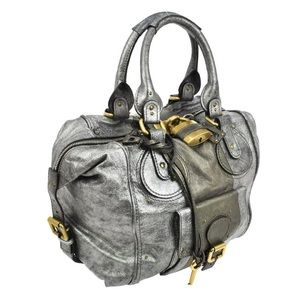 AUTH VTG Chloe Paddington Lock Distressed Gorg Bag